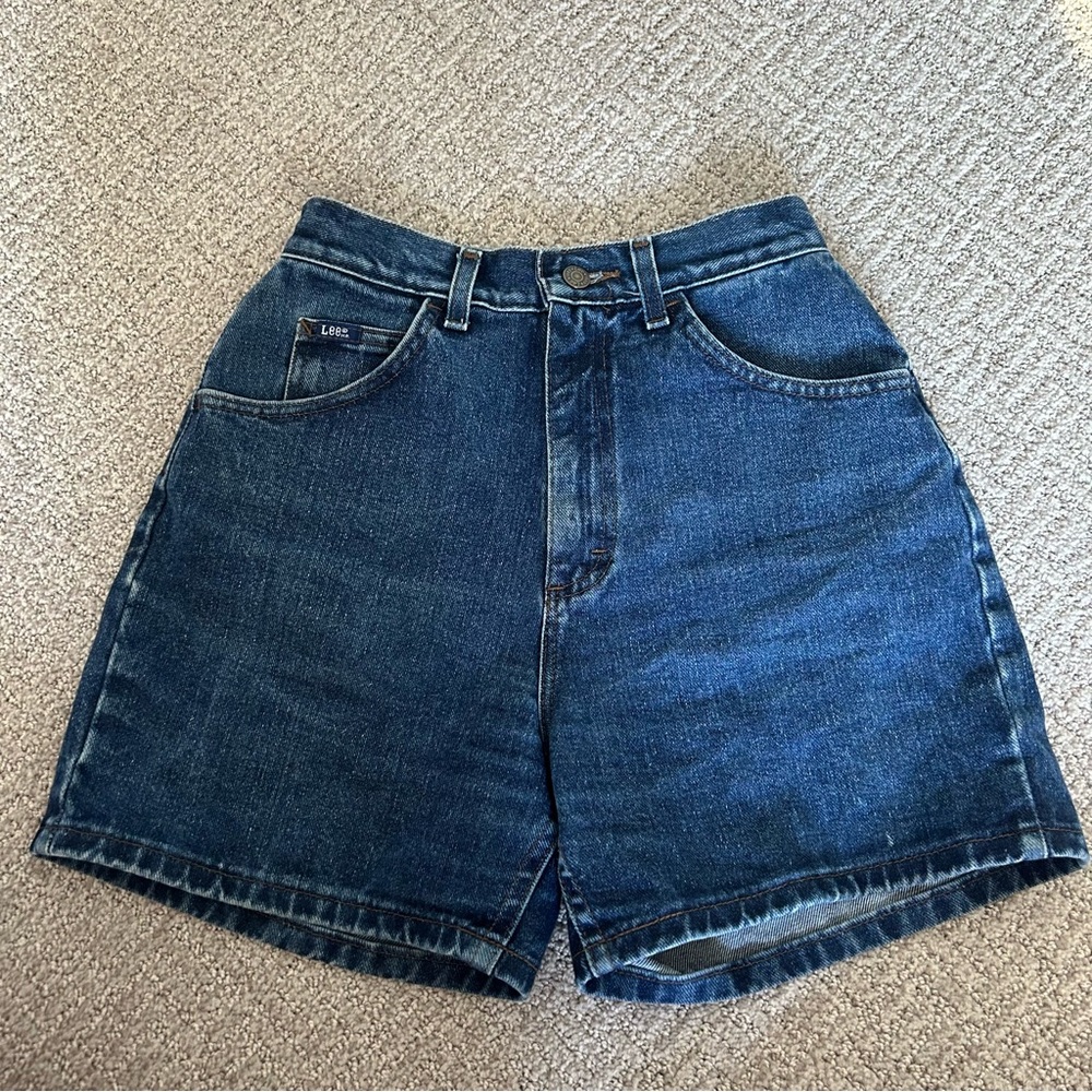 Vintage High Waisted Lee Denim Shorts